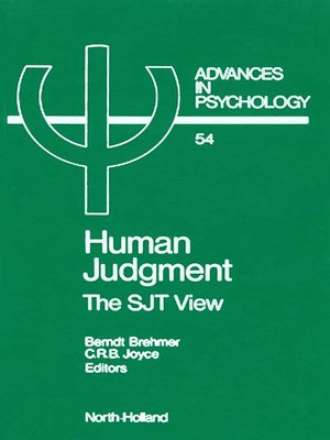 cover image of Human Judgment